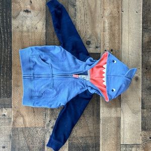 Carters Baby Shark Zip-up Hoodie 9m